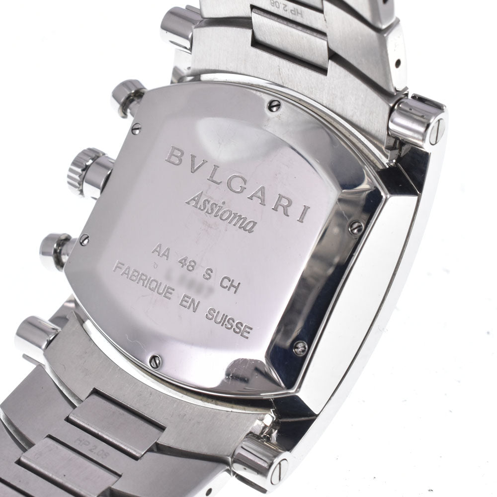 BVLGARI Assioma AA48SCH Chronograph Date black Dial Automatic Men's
 Watch M#148442