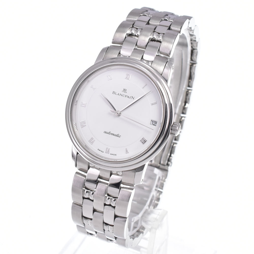 with paper Blancpain Villeret B1151-1127-11 Date white Dial Automatic Men's
 Watch M#148451