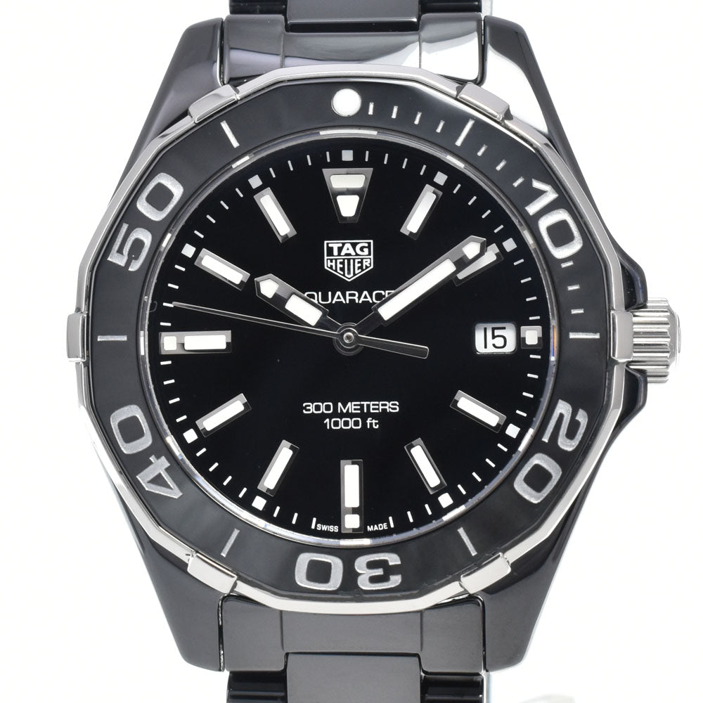 TAG HEUER Aqua racer WAY1390 Date black Dial Quartz Ladies
 Watch M#148454