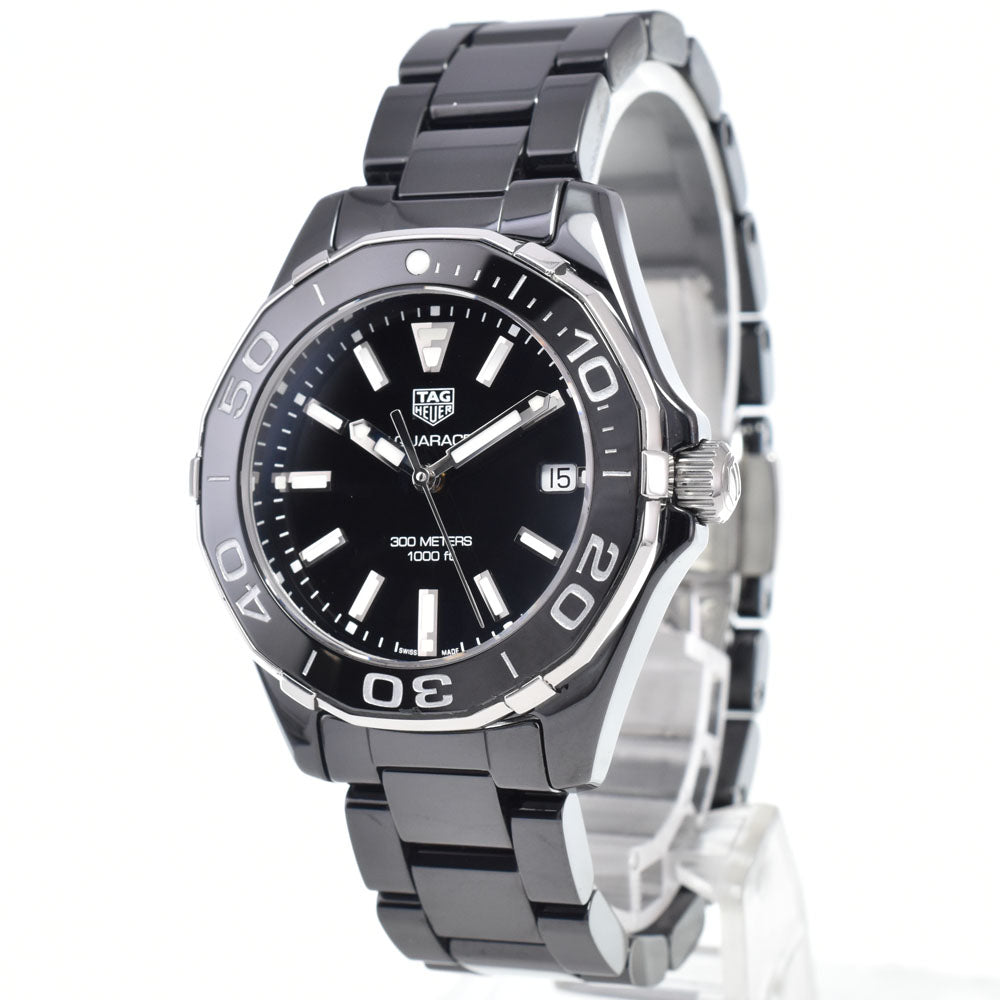 TAG HEUER Aqua racer WAY1390 Date black Dial Quartz Ladies
 Watch M#148454
