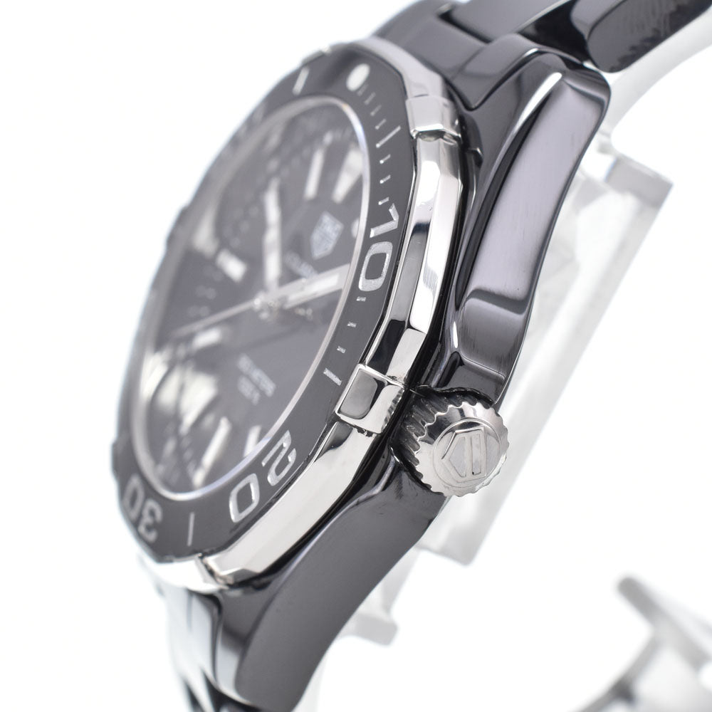 TAG HEUER Aqua racer WAY1390 Date black Dial Quartz Ladies
 Watch M#148454
