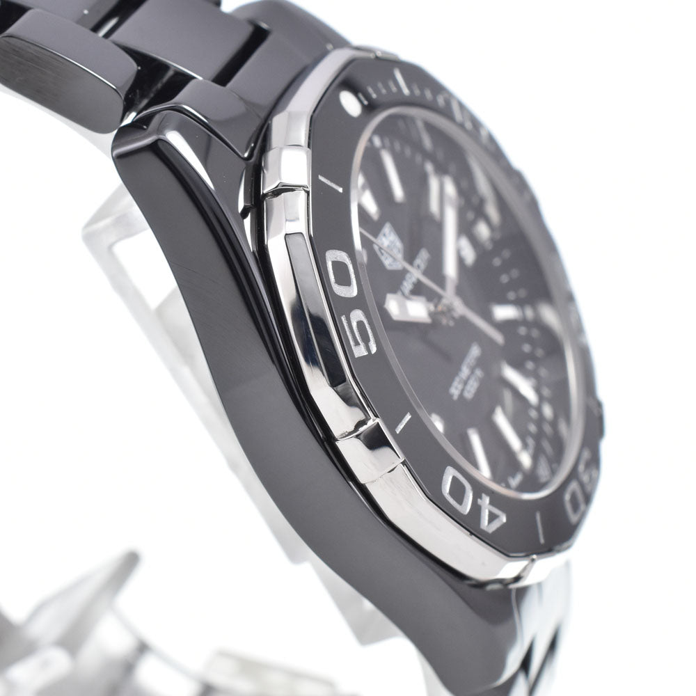 TAG HEUER Aqua racer WAY1390 Date black Dial Quartz Ladies
 Watch M#148454