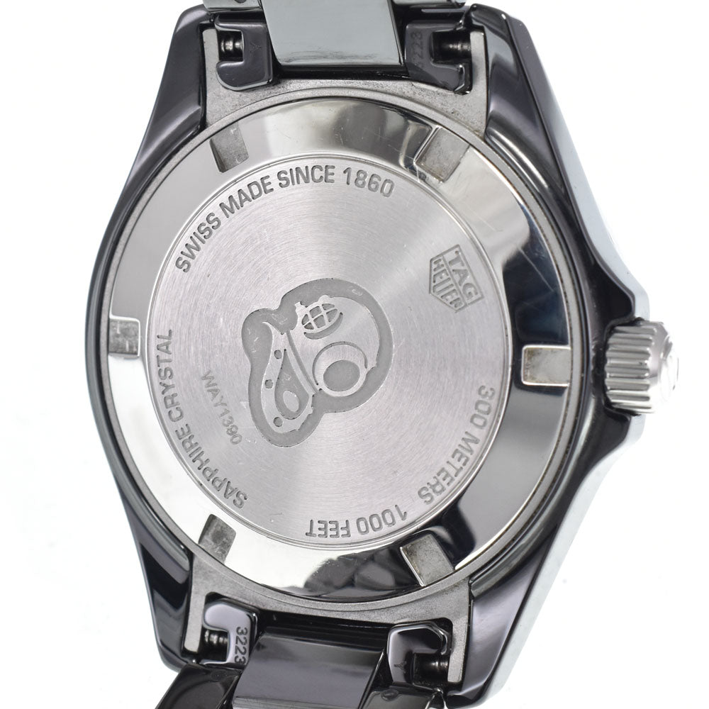 TAG HEUER Aqua racer WAY1390 Date black Dial Quartz Ladies
 Watch M#148454
