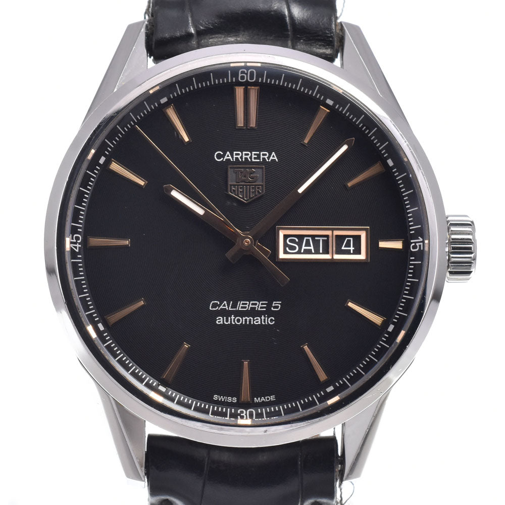 TAG HEUER Carrera WAR201C-1 Day Date Caliber 5 black Dial Automatic Men's
 Watch O#148456