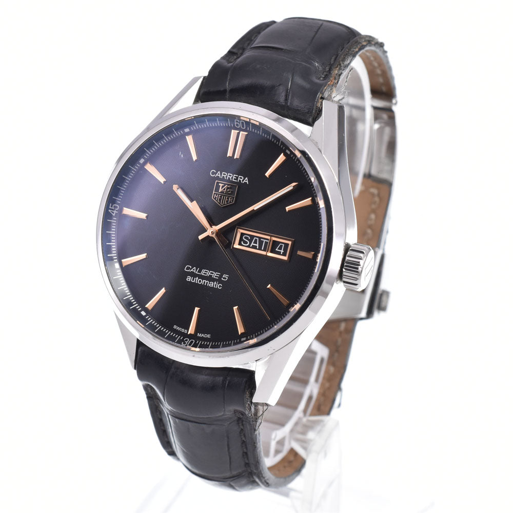 TAG HEUER Carrera WAR201C-1 Day Date Caliber 5 black Dial Automatic Men's
 Watch O#148456