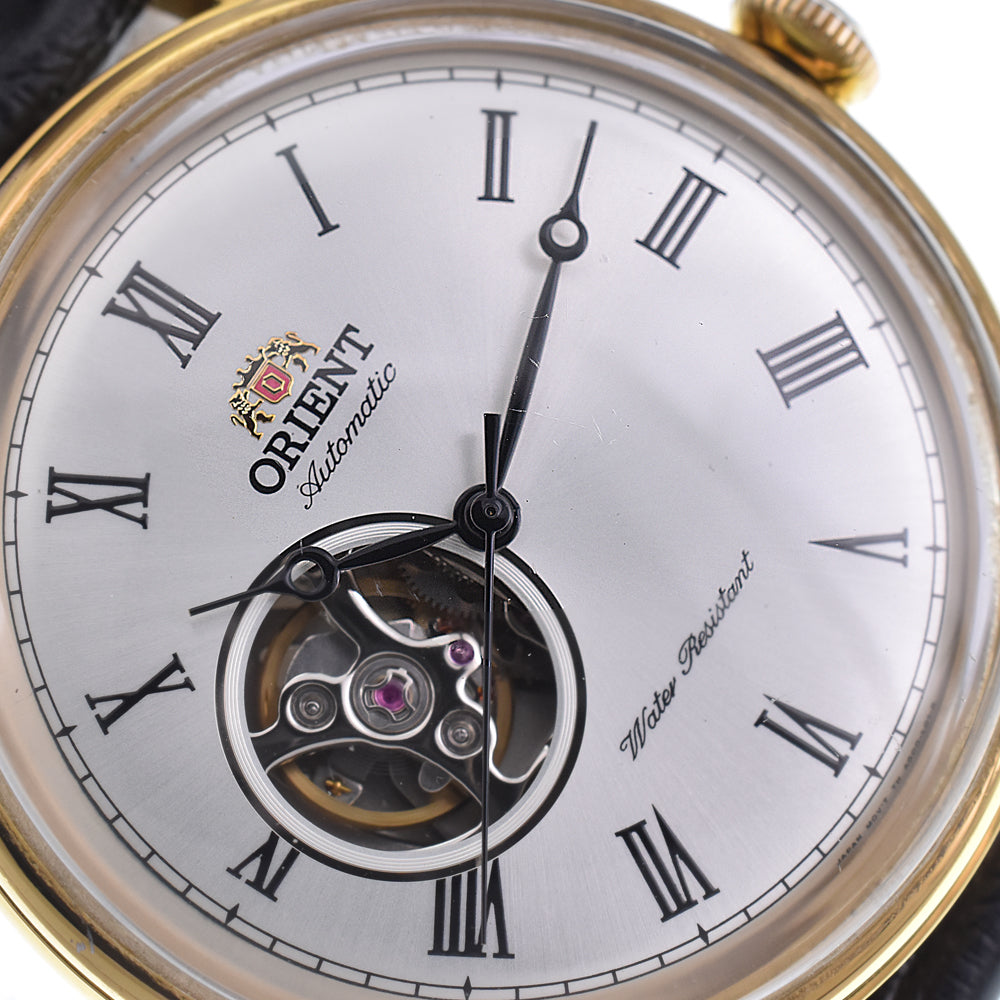 ORIENT Classic AG00-A0-A vintage Open heart Silver Dial Automatic Men's
 Watch M#148457