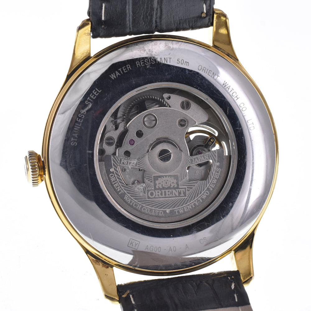 ORIENT Classic AG00-A0-A vintage Open heart Silver Dial Automatic Men's
 Watch M#148457