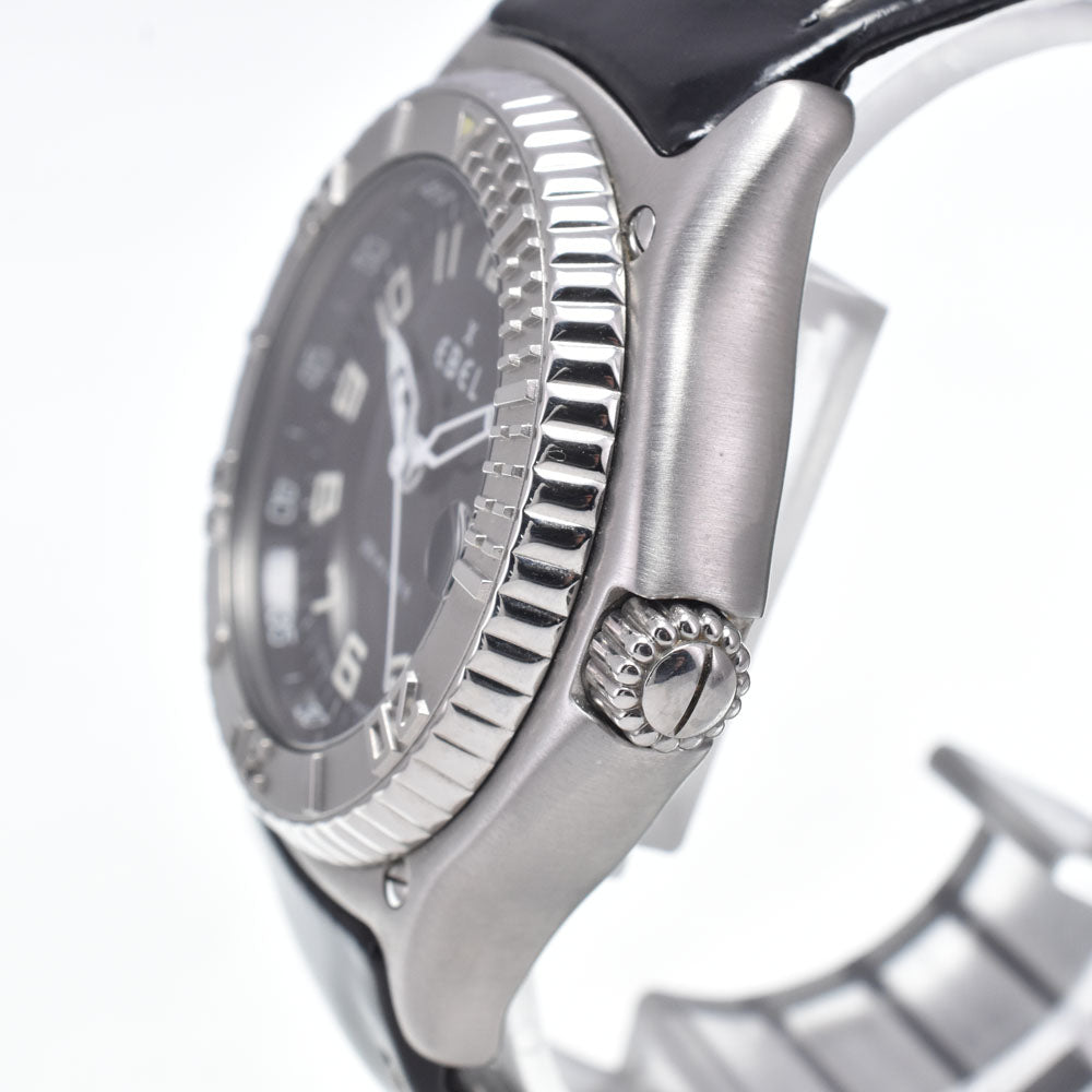 EBEL Discovery E9187341 Date black Dial Quartz Men's
 Watch N#148459