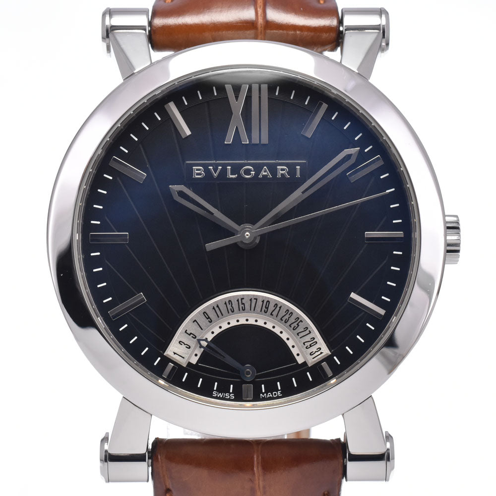 BVLGARI Sotirio SB42SDR Retrograde black Dial Automatic Men's
 Watch N#148460