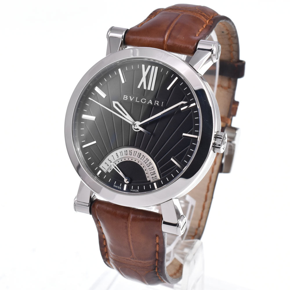 BVLGARI Sotirio SB42SDR Retrograde black Dial Automatic Men's
 Watch N#148460