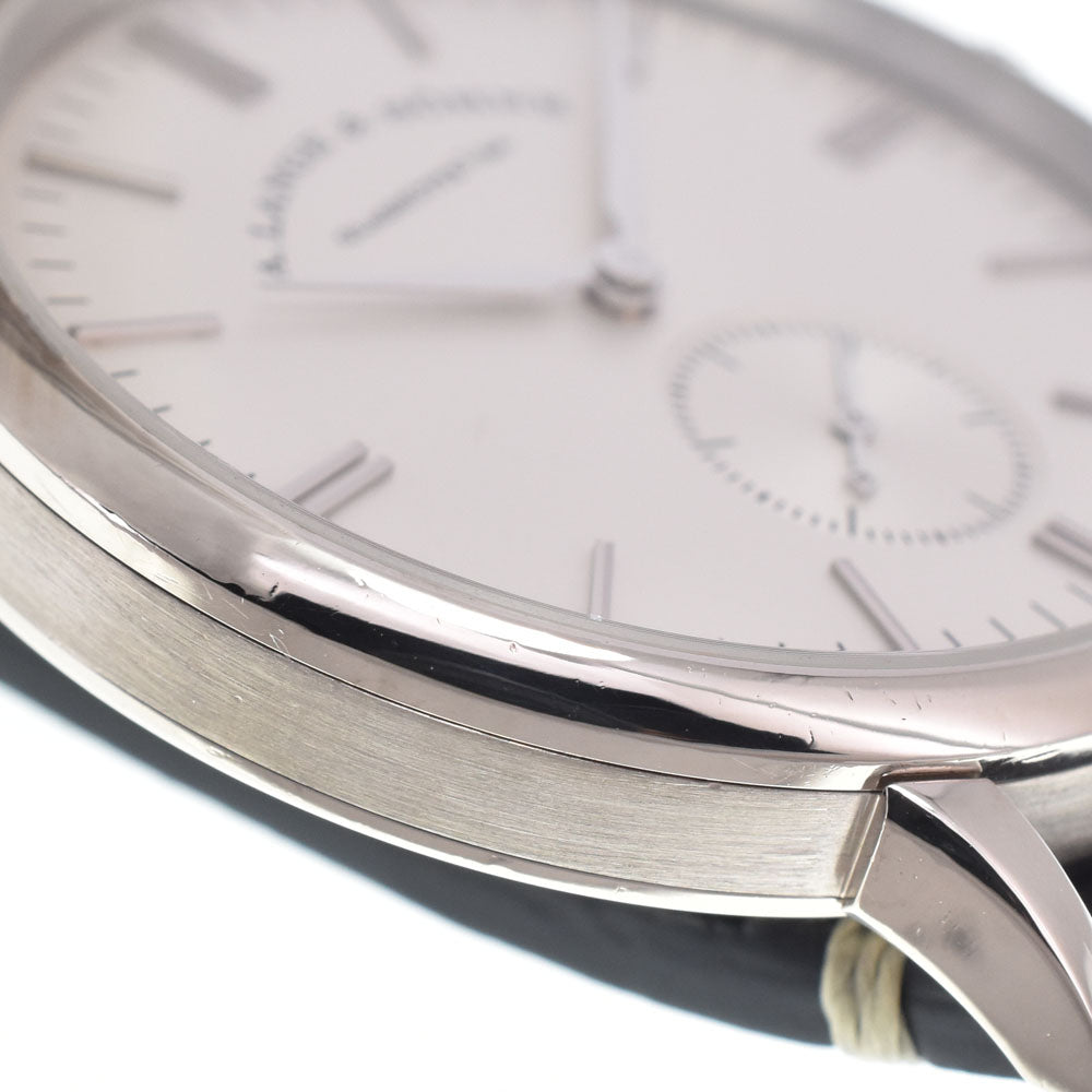 A. Lange & Sohne Saxonia 219.026 Small second see-through back Silver Dial Hand Winding Men's
 Watch A#148461