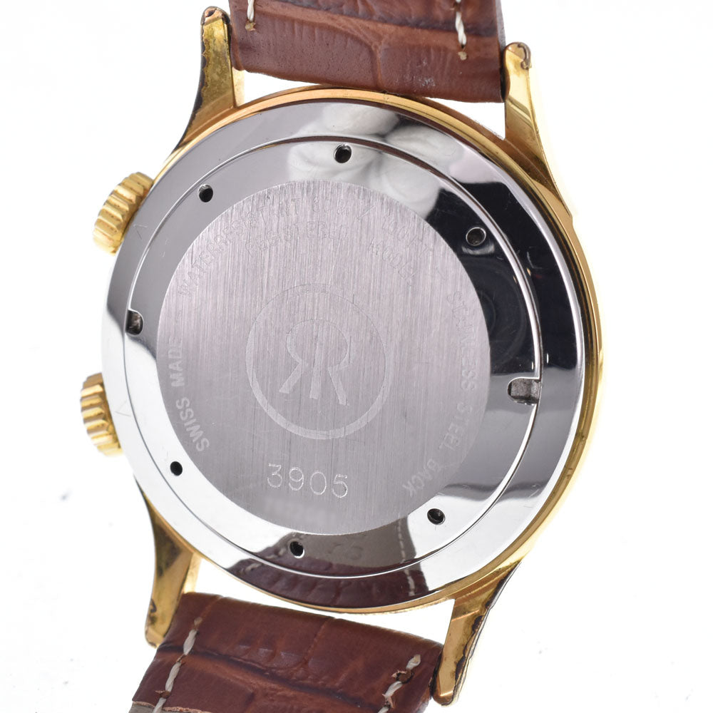 with paper REVUE THOMMEN cricket 7922001 alarm Silver Dial Hand Winding Men's
 Watch L#148463