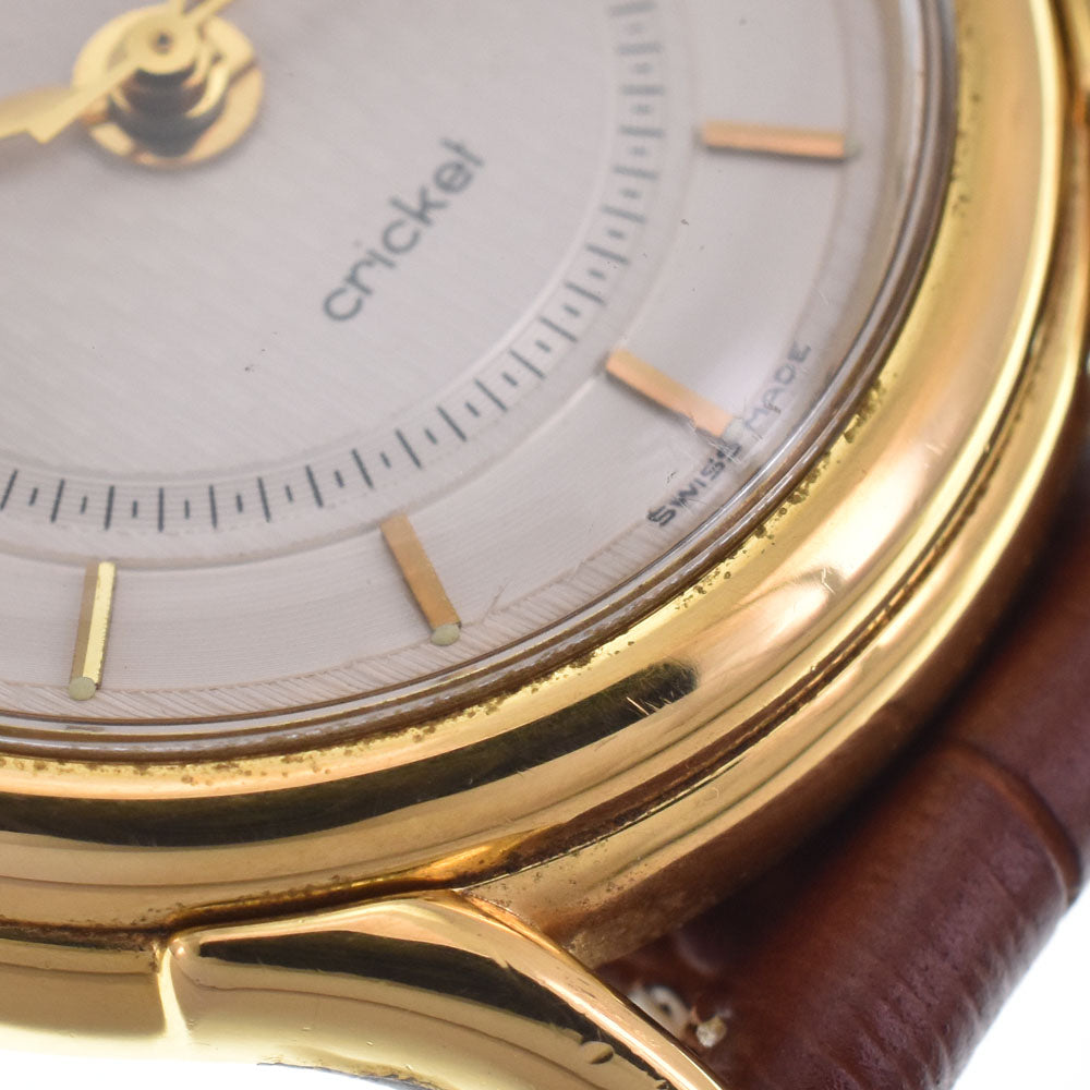with paper REVUE THOMMEN cricket 7922001 alarm Silver Dial Hand Winding Men's
 Watch L#148463