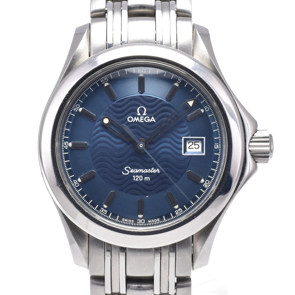 OMEGA Seamaster 120m 2571.81 Date blue Dial Quartz Ladies
 Watch N#148465