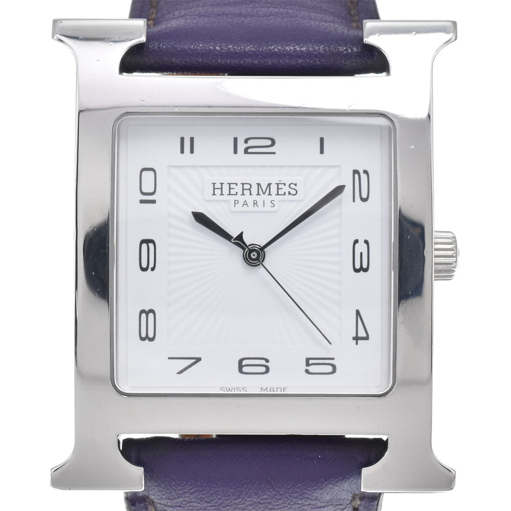 HERMES H watch HH1.810 Stainless Steel white Dial Quartz Ladies
 Watch M#148470