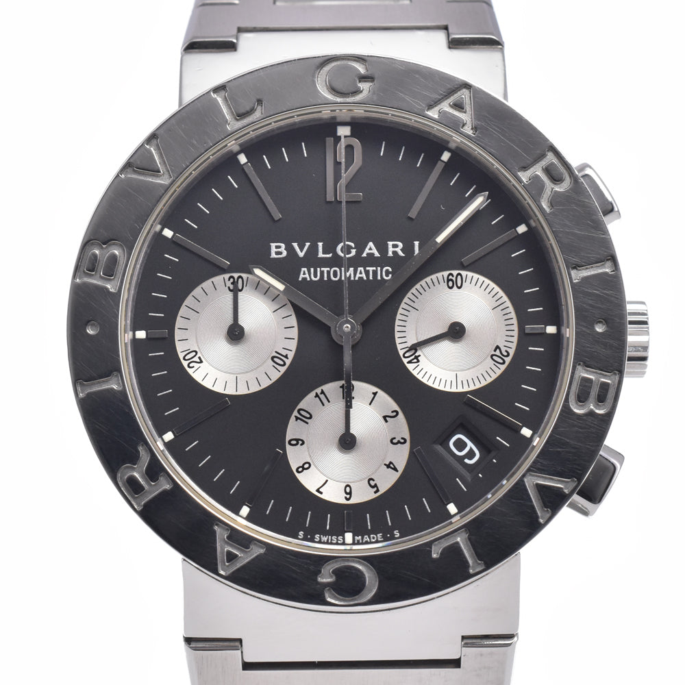 BVLGARI Bvlgari Bvlgari BB38SLCH Chronograph black Dial Automatic Men's
 Watch M#148475