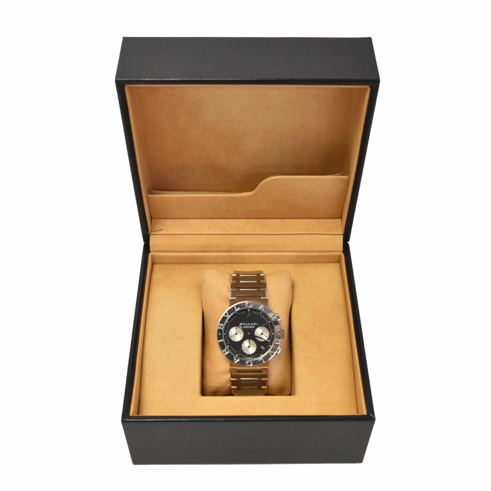 BVLGARI Bvlgari Bvlgari BB38SLCH Chronograph black Dial Automatic Men's
 Watch M#148475