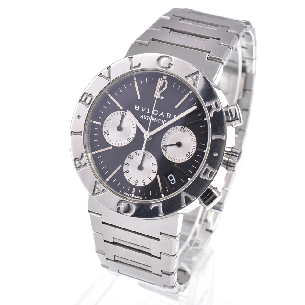 BVLGARI Bvlgari Bvlgari BB38SLCH Chronograph black Dial Automatic Men's
 Watch M#148475