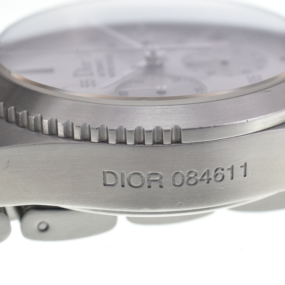 Dior Georges Rouge CD084611 Chronograph Silver Dial Automatic Men's
 Watch M#148478