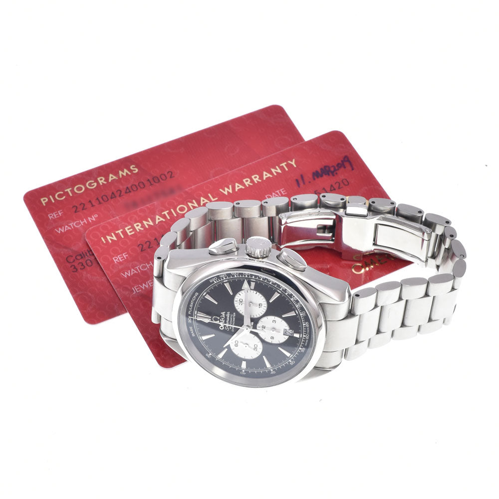 with paper OMEGA Seamaster Aqua Terra 221.10.42.40.01.002 Chronograph Date black Dial Automatic Men's
 Watch O#148484