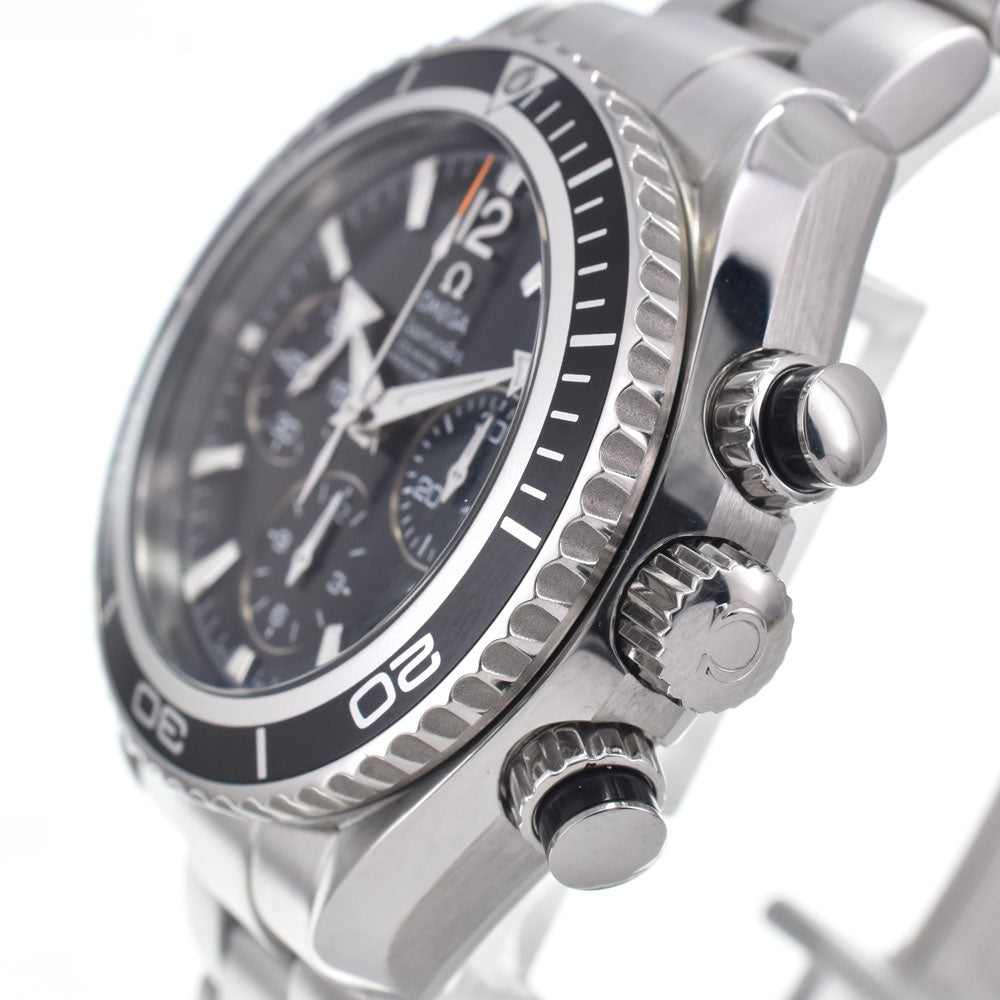with paper OMEGA Seamaster Planet Ocean 222.30.38.50.01.001 Chronograph Date black Dial Automatic Unisex
 Watch M#148485