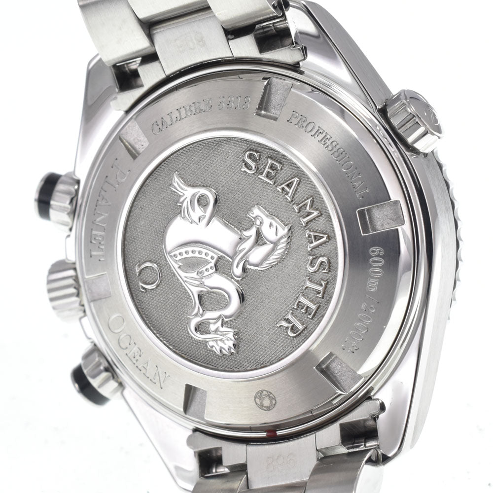 with paper OMEGA Seamaster Planet Ocean 222.30.38.50.01.001 Chronograph Date black Dial Automatic Unisex
 Watch M#148485