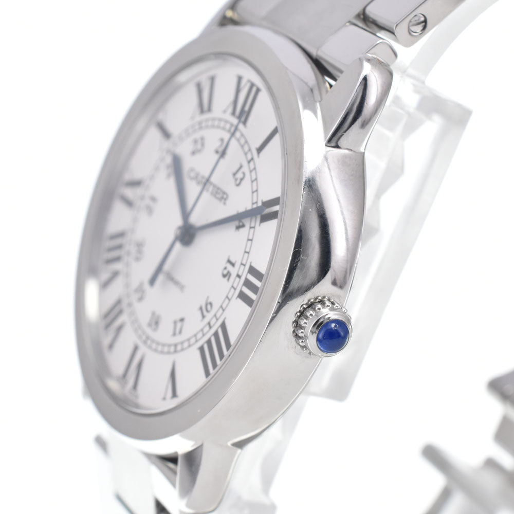 with paper CARTIER Rondo Solo de Cartier WSRN0012 Silver Dial Automatic Unisex
 Watch M#148487