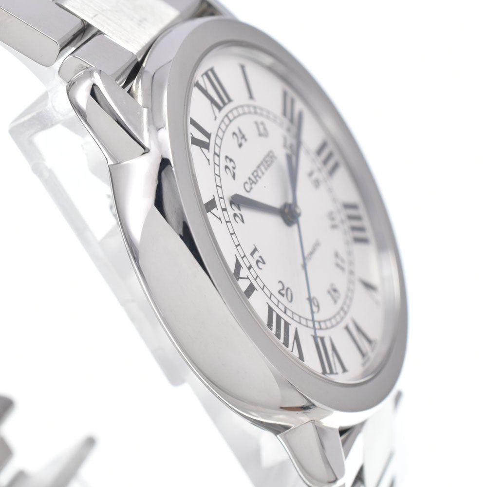 with paper CARTIER Rondo Solo de Cartier WSRN0012 Silver Dial Automatic Unisex
 Watch M#148487