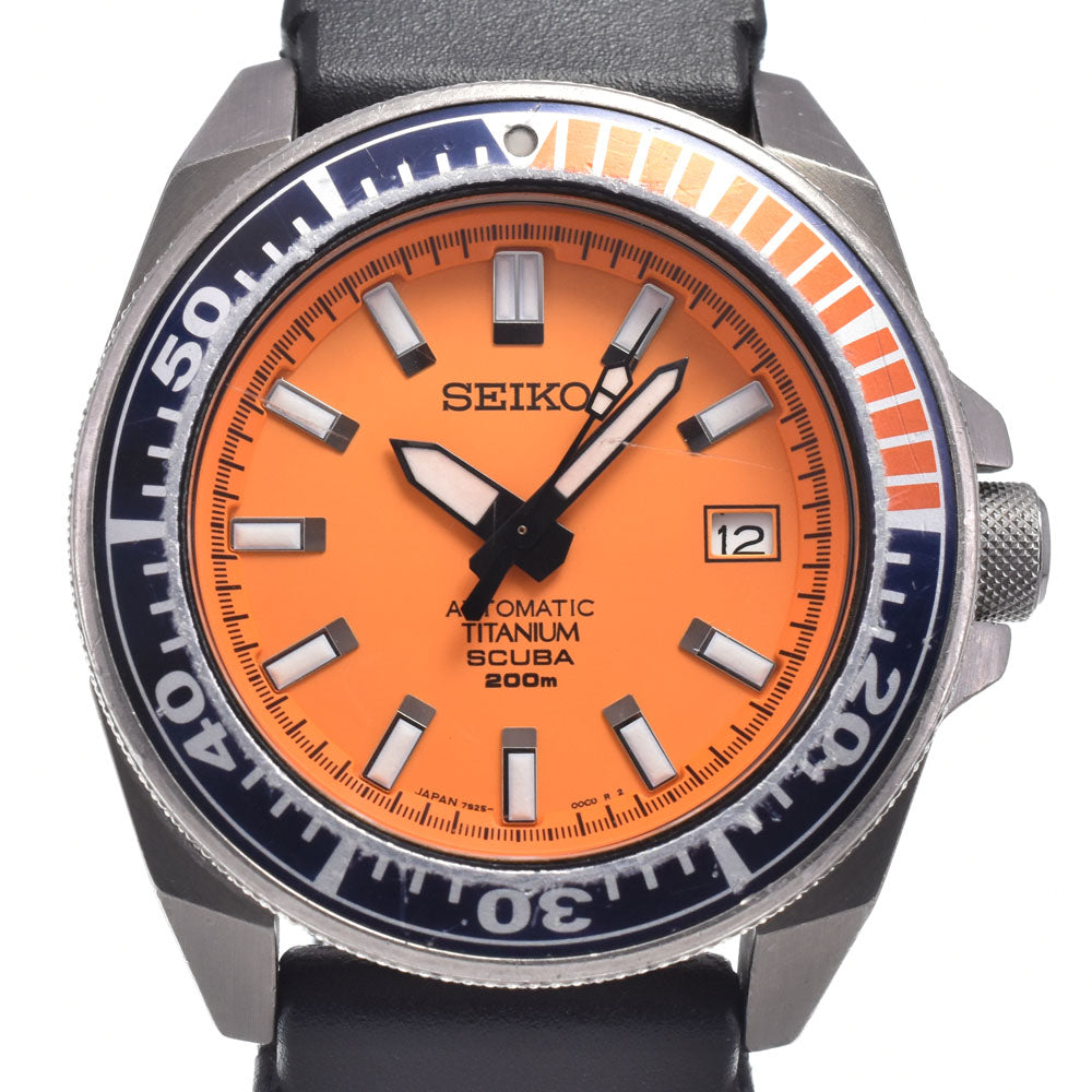 with paper SEIKO Prospex Diver SBDA005 Orange Dial Automatic Men's
 Watch M#148488