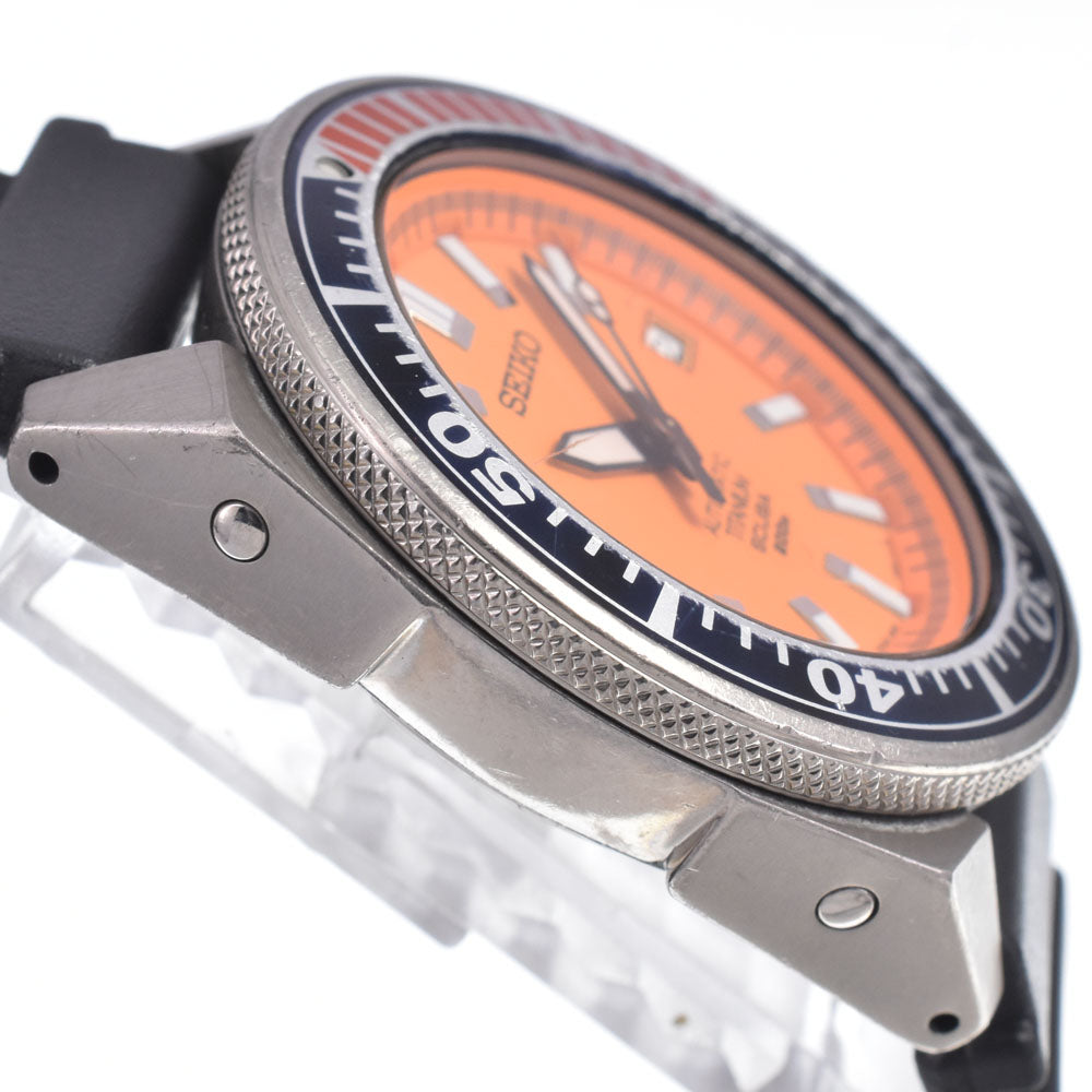with paper SEIKO Prospex Diver SBDA005 Orange Dial Automatic Men's
 Watch M#148488