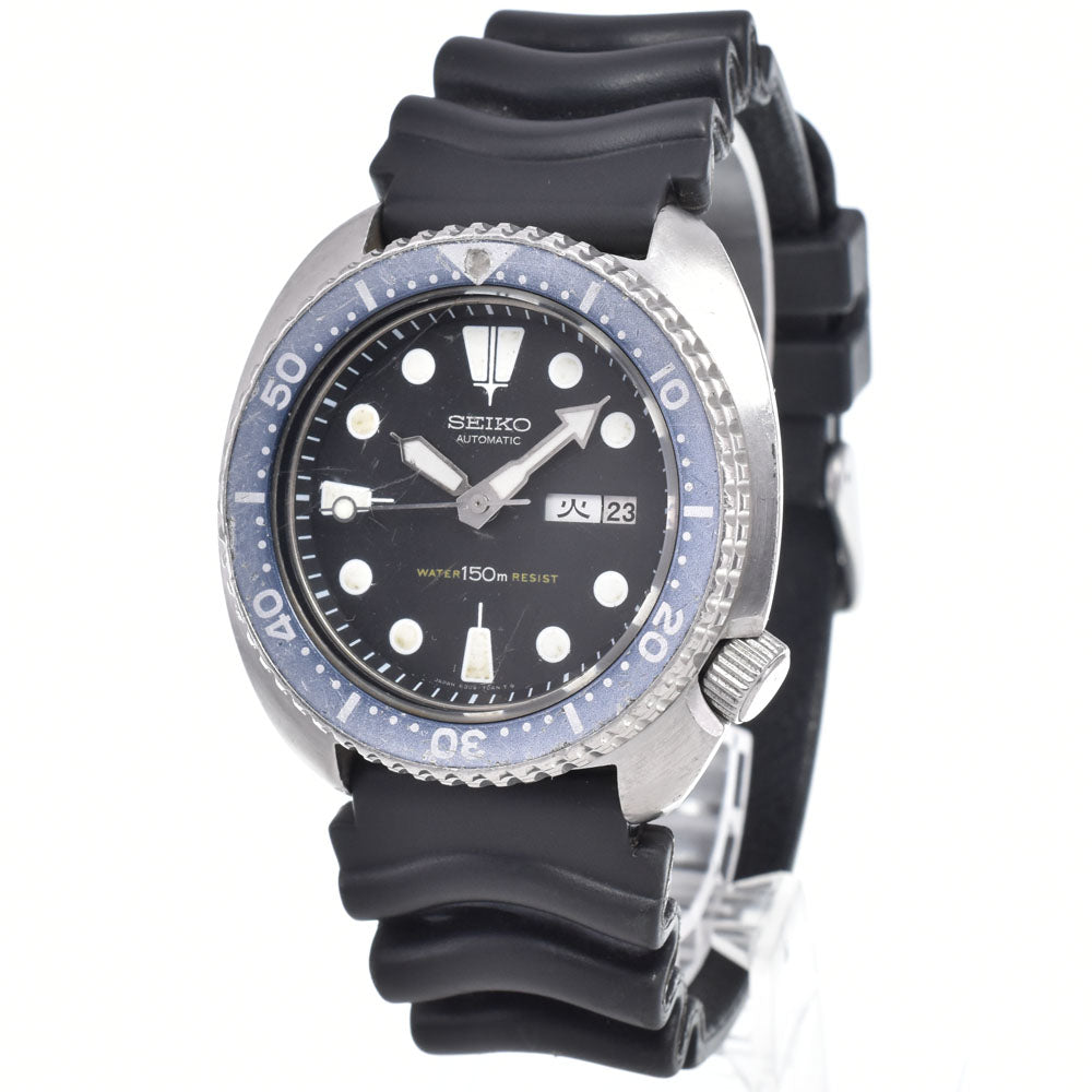 SEIKO Third diver 150m 6306-7001 Day date black Dial Automatic Men's
 Watch O#148489