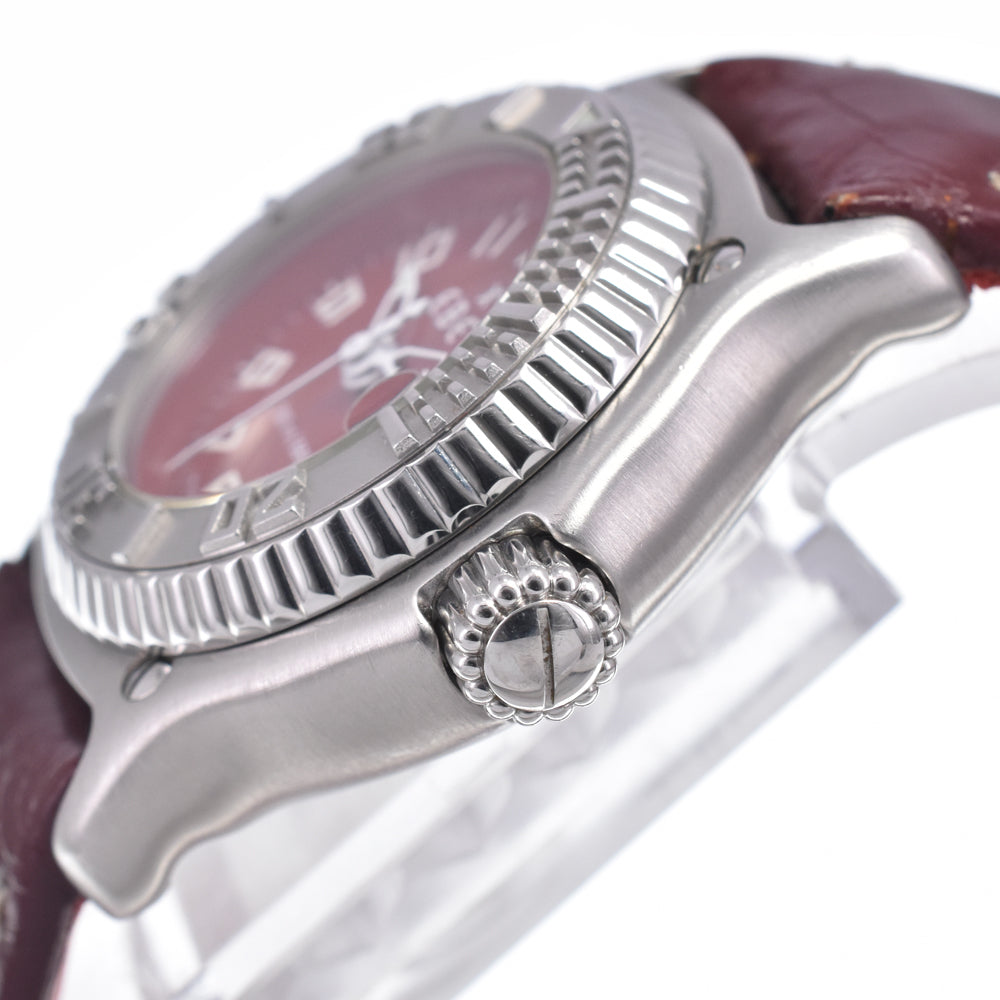 EBEL Discovery E9087321 Date Red Dial Quartz Ladies
 Watch N#148494
