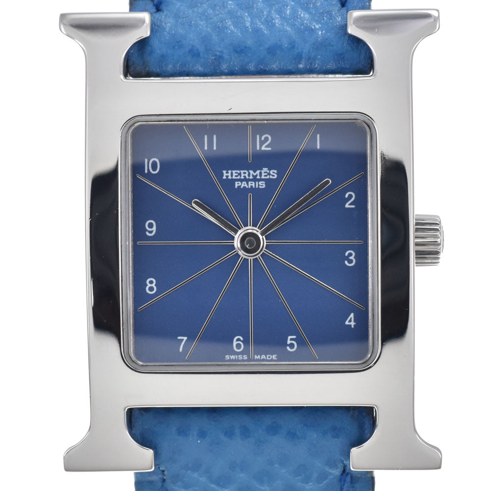 HERMES H watch HH1.210 blue Dial Quartz Ladies
 Watch M#148496