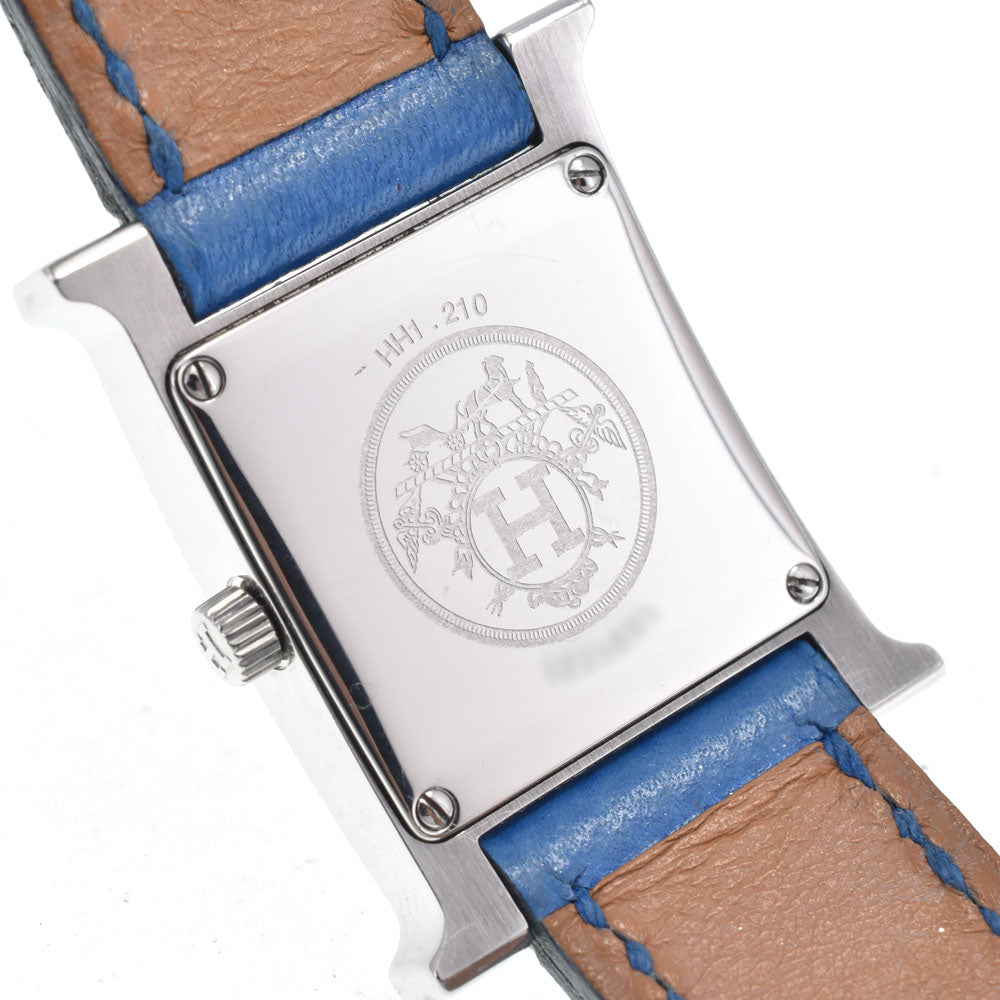 HERMES H watch HH1.210 blue Dial Quartz Ladies
 Watch M#148496