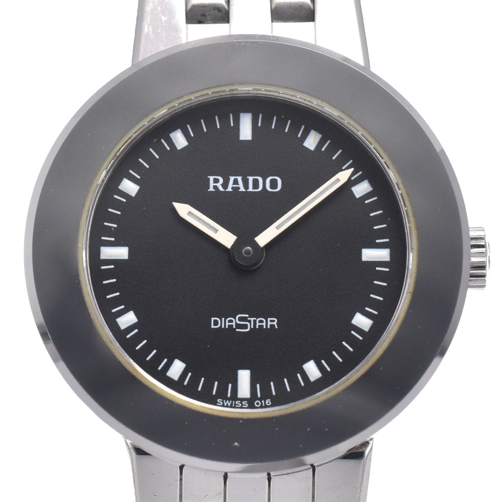 with paper RADO Diastar 153.0342.3 black Dial Quartz Ladies
 Watch M#148510