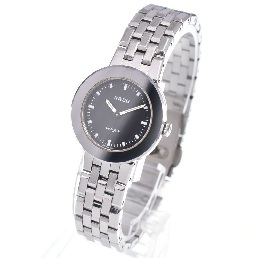 with paper RADO Diastar 153.0342.3 black Dial Quartz Ladies
 Watch M#148510