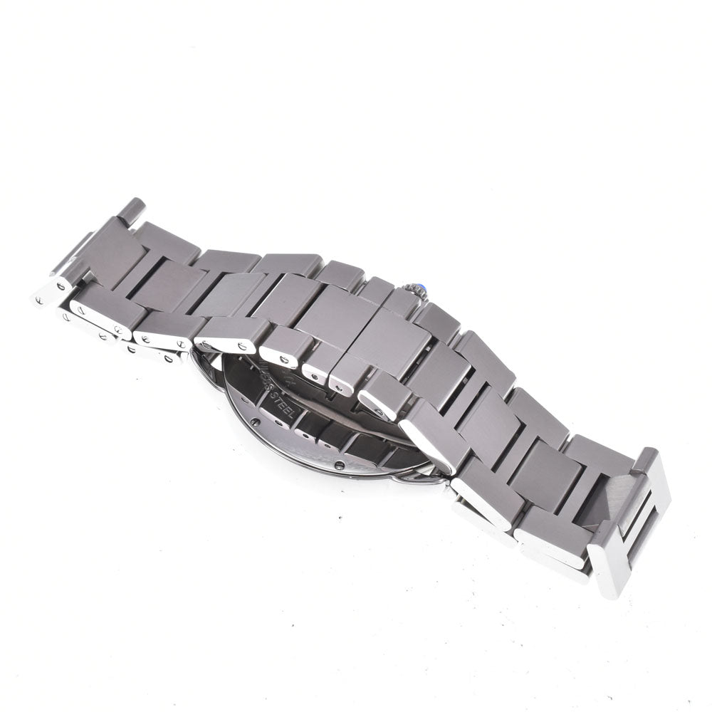 with paper CARTIER Rondo Solo de Cartier WSRN0023 blue Dial Automatic Men's
 Watch L#148518