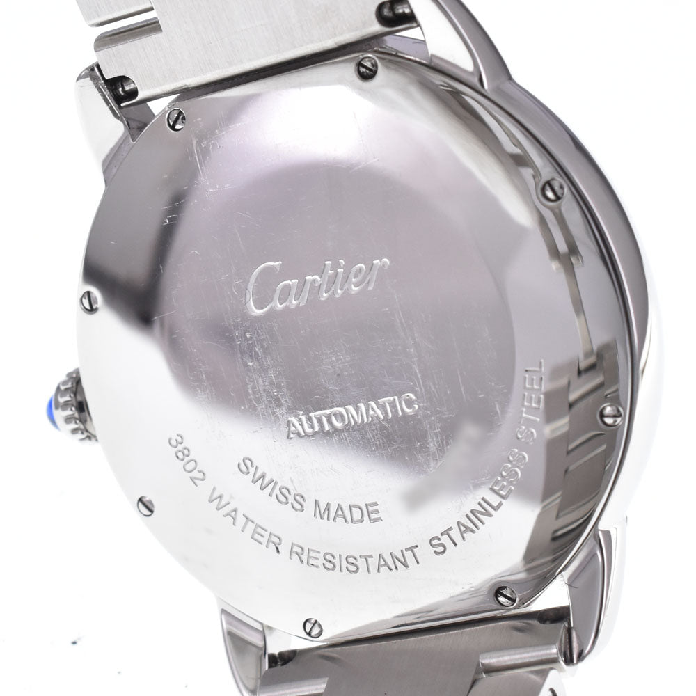 with paper CARTIER Rondo Solo de Cartier WSRN0023 blue Dial Automatic Men's
 Watch L#148518