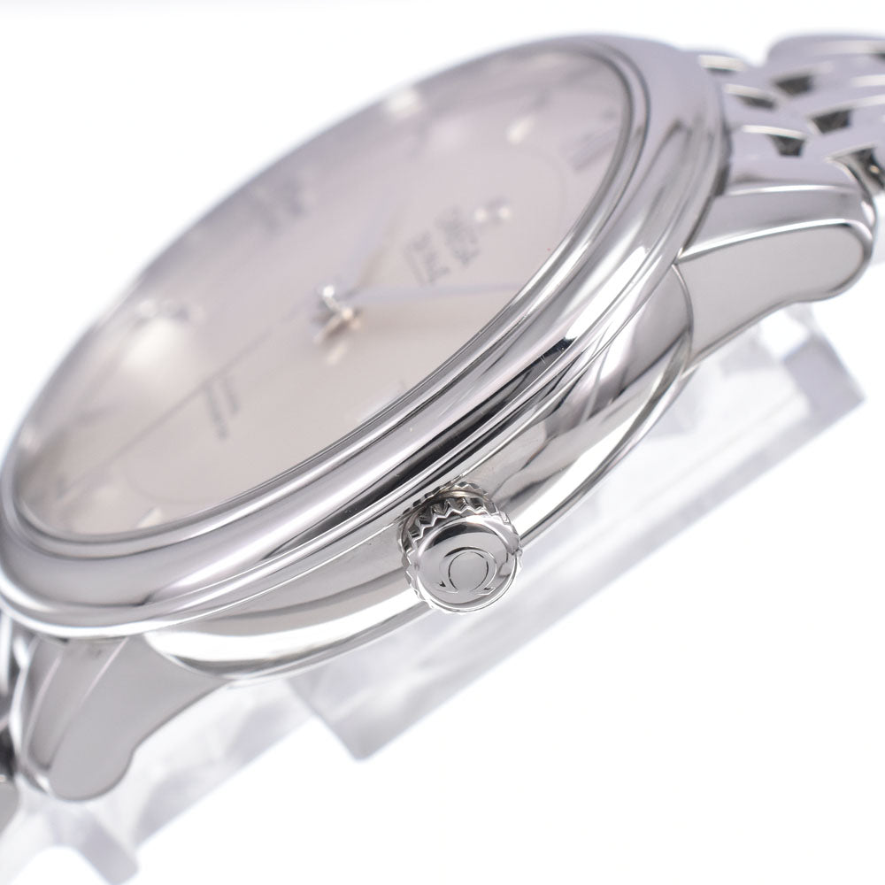 with paper OMEGA De Ville 424.10.37.20.02.001 Date Silver Dial Automatic Men's
 Watch M#148520