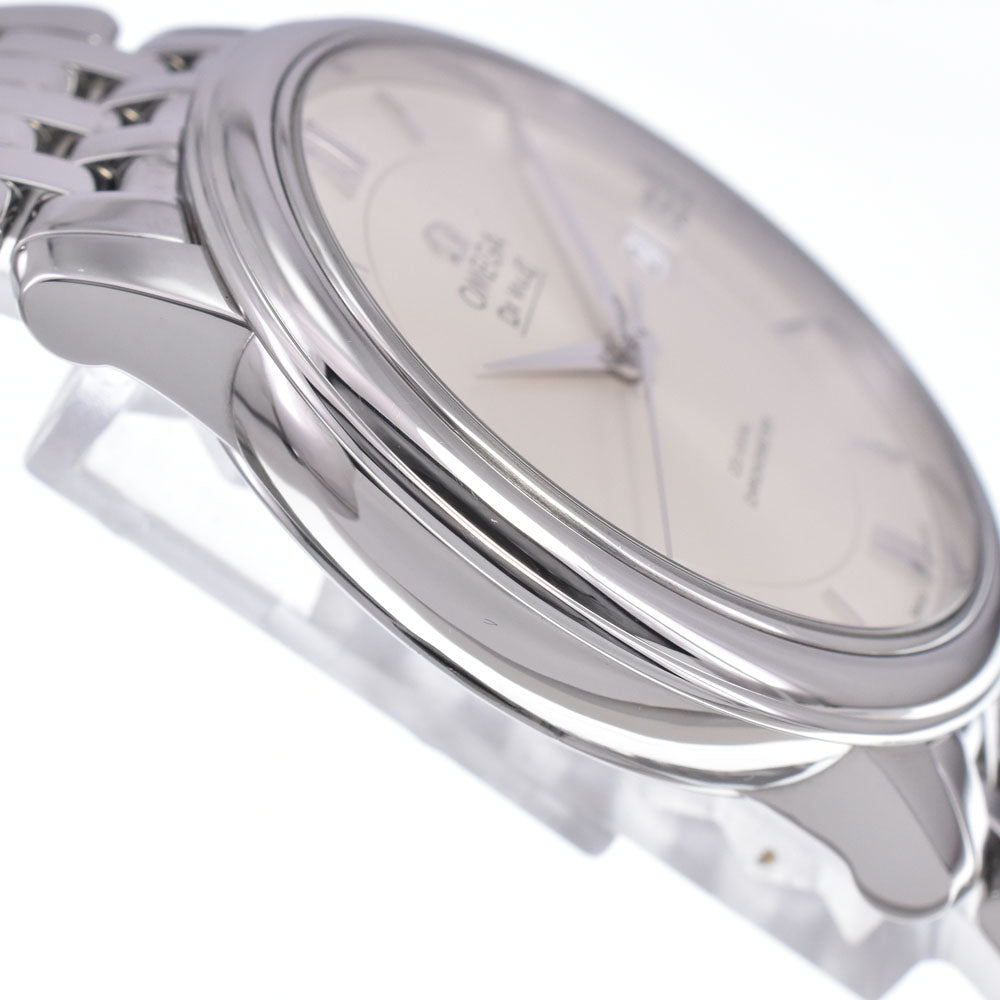 with paper OMEGA De Ville 424.10.37.20.02.001 Date Silver Dial Automatic Men's
 Watch M#148520