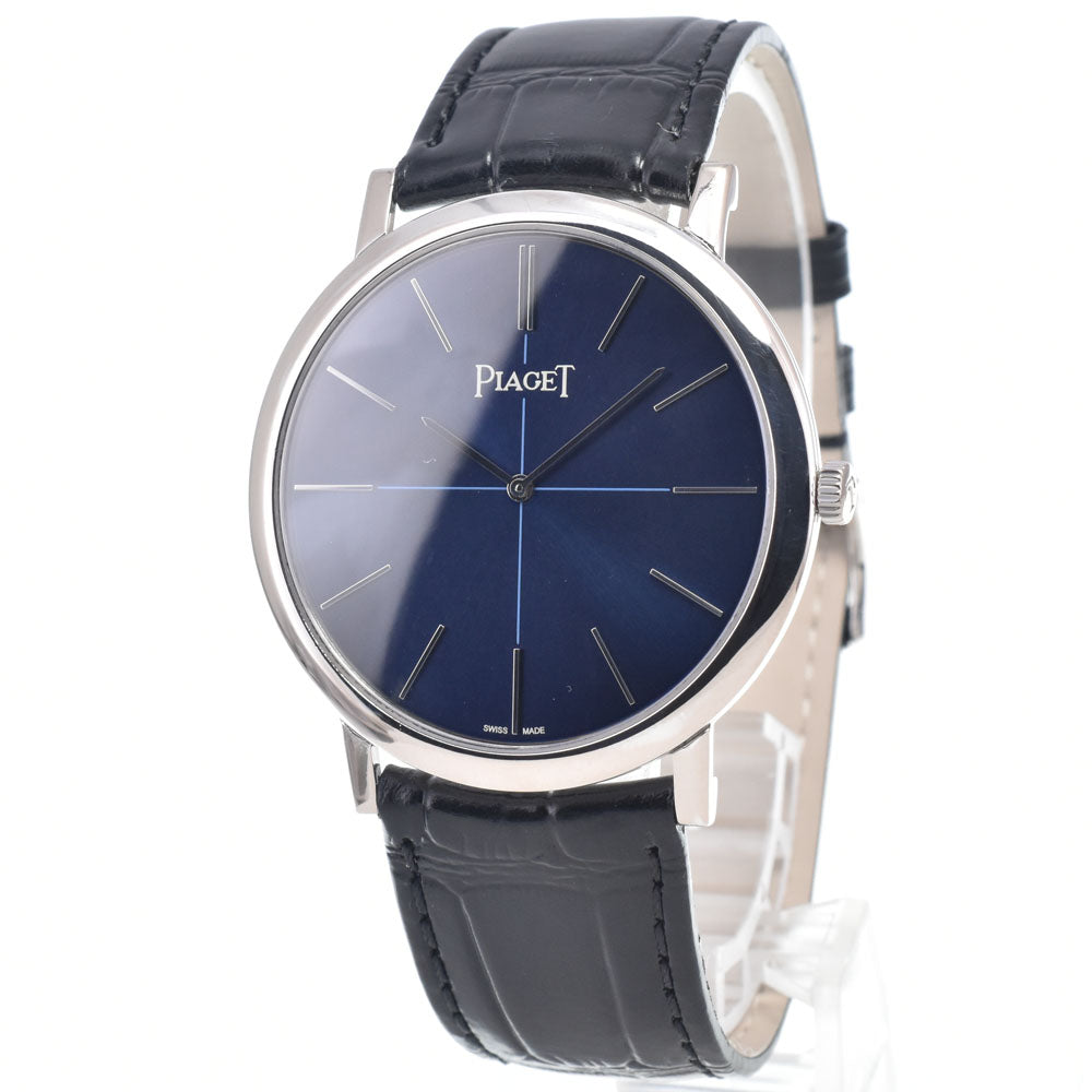 with paper PIAGET Arti Plato G0A42107/P11357 blue Dial Hand Winding Men's
 Watch M#148521