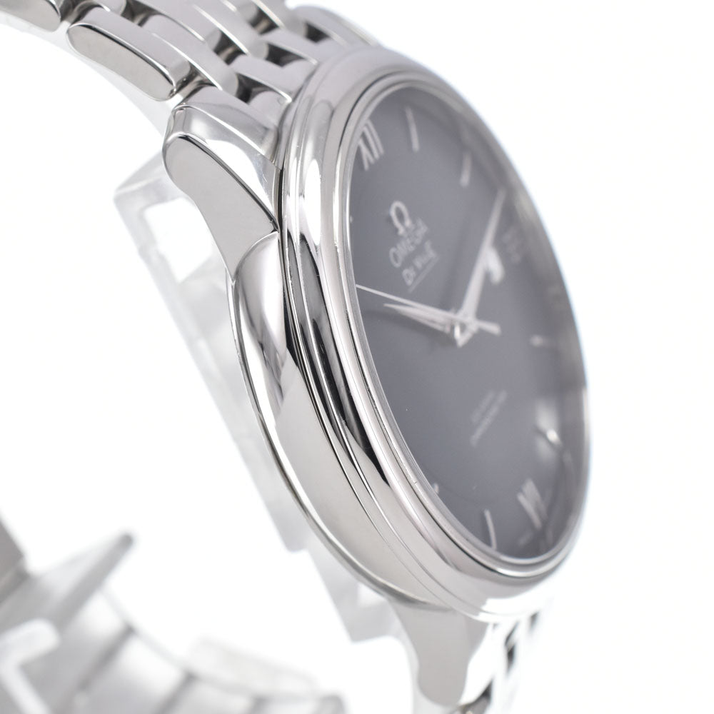 with paper OMEGA De Ville Prestige 424.10.37.20.03.001 Date Navy Dial Automatic Men's
 Watch L#148522