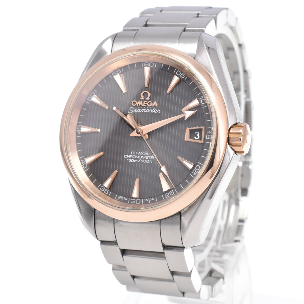 with paper OMEGA Seamaster Aqua Terra 120m 231.20.39.21.06.003 CO-AXIAL gray Dial Automatic Men's
 Watch N#148523