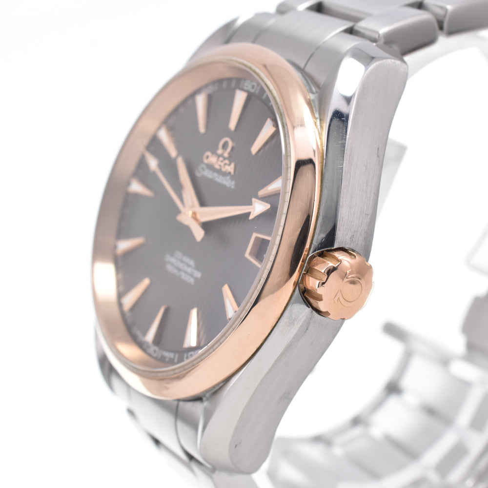 with paper OMEGA Seamaster Aqua Terra 120m 231.20.39.21.06.003 CO-AXIAL gray Dial Automatic Men's
 Watch N#148523