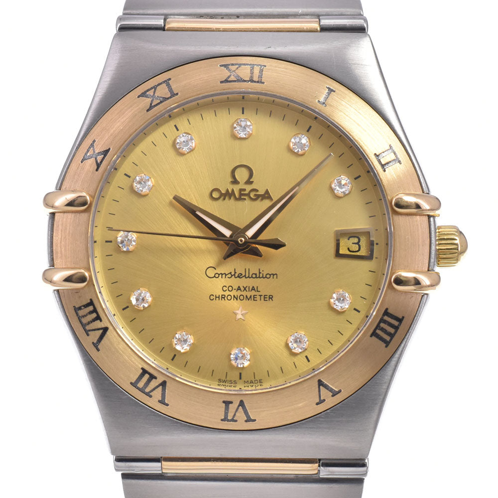 with paper OMEGA Constellation 111.20.36.20.58.001 11P Diamond gold Dial Automatic Men's
 Watch O#148524