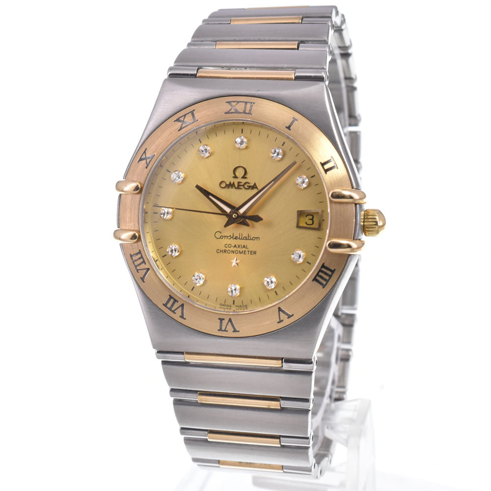 with paper OMEGA Constellation 111.20.36.20.58.001 11P Diamond gold Dial Automatic Men's
 Watch O#148524