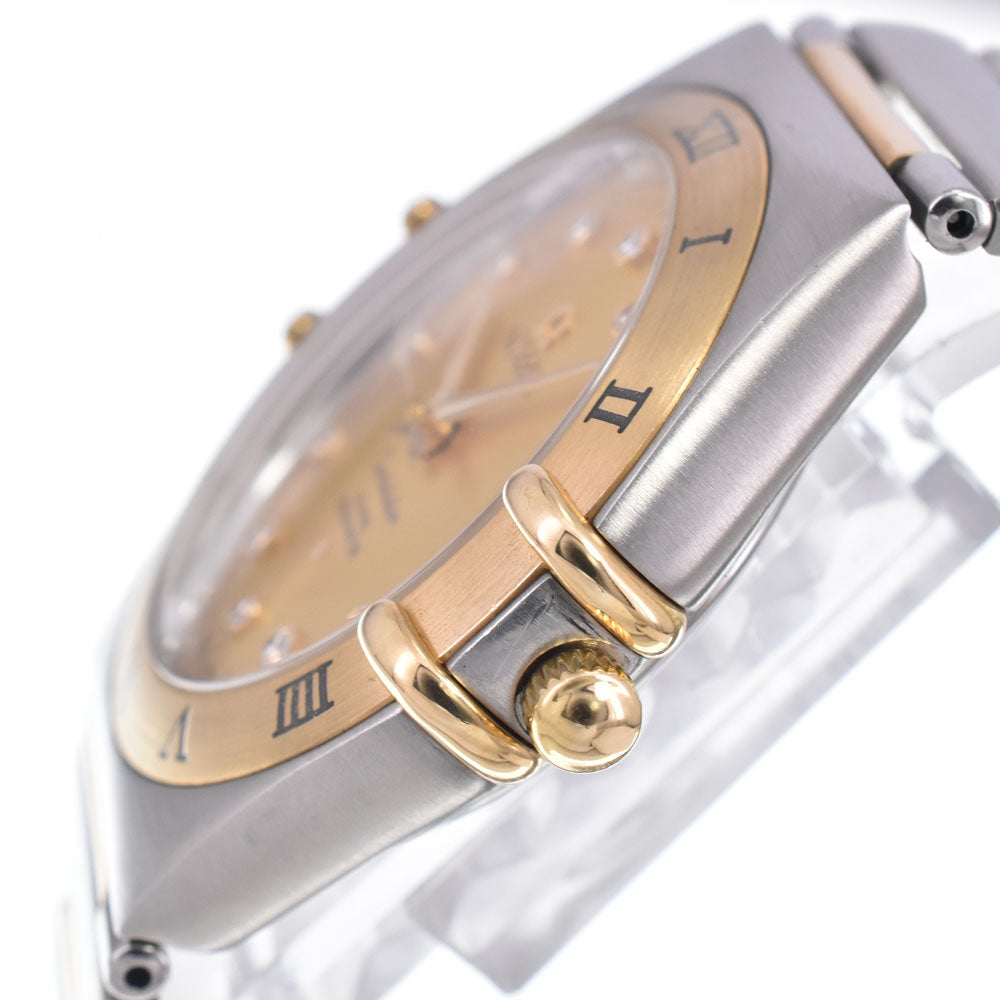 with paper OMEGA Constellation 111.20.36.20.58.001 11P Diamond gold Dial Automatic Men's
 Watch O#148524