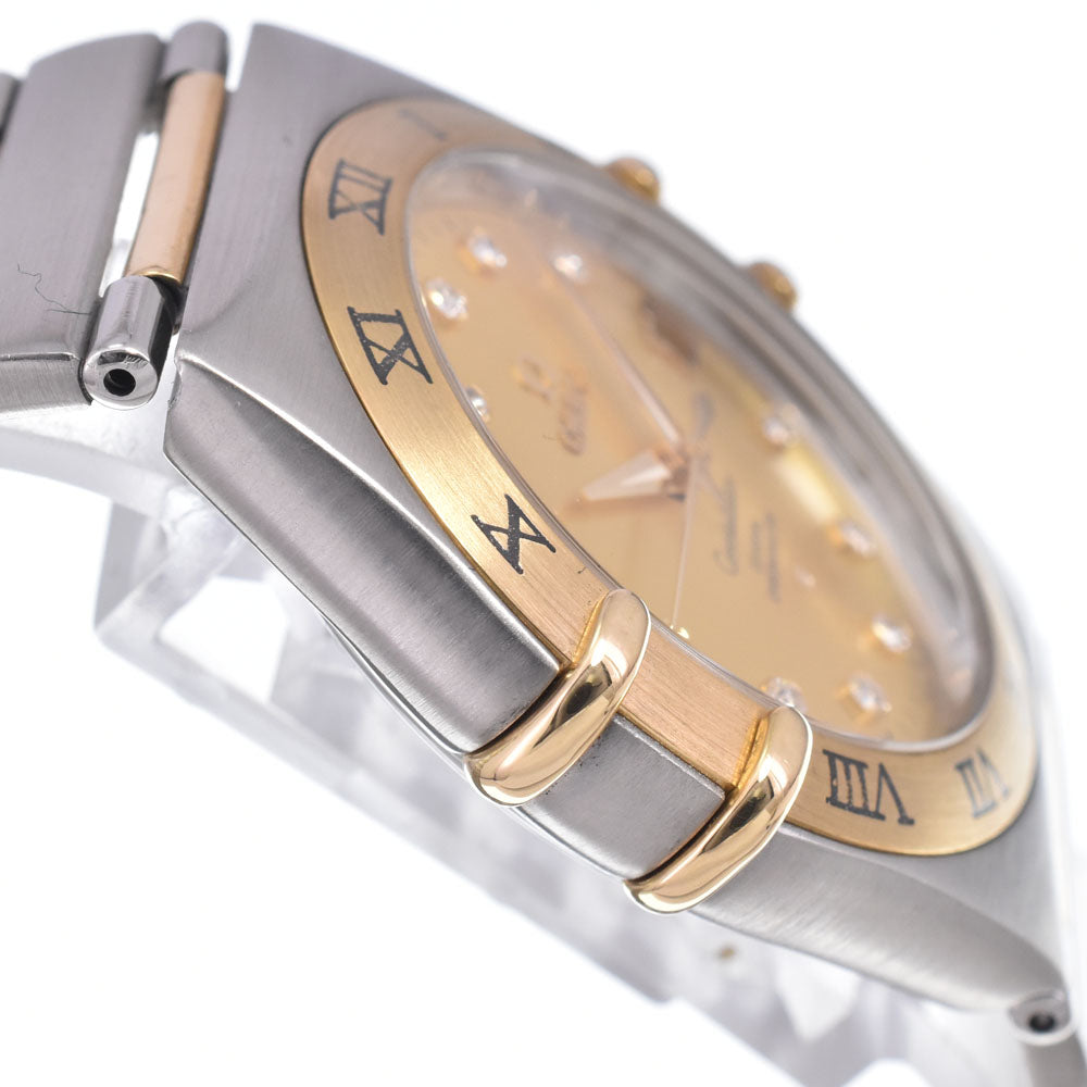 with paper OMEGA Constellation 111.20.36.20.58.001 11P Diamond gold Dial Automatic Men's
 Watch O#148524