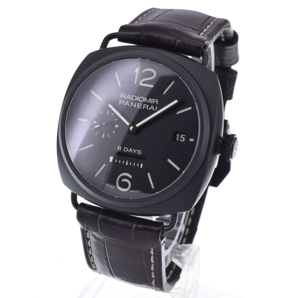 PANERAI Luminor 8 Days PAM00384 black Dial Hand Winding Men's
 Watch N#148529