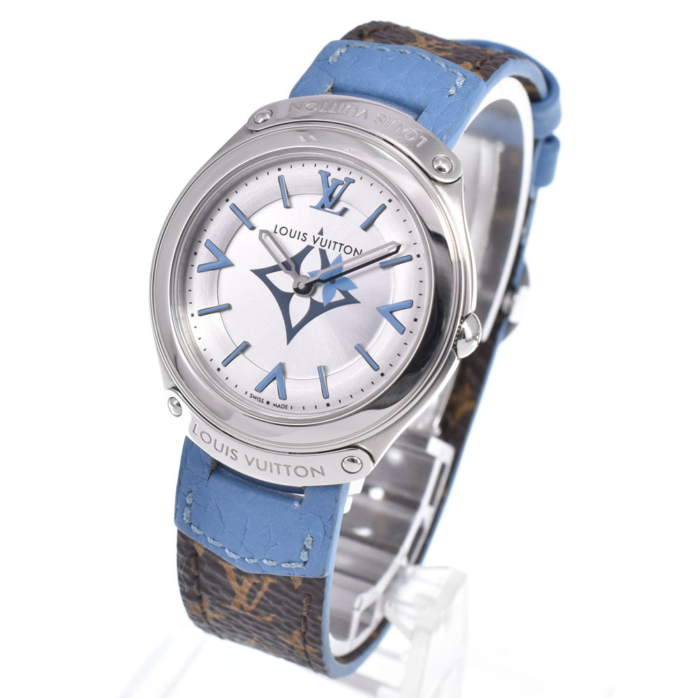with paper LOUIS VUITTON Fifty Five Q6J04 Limited edition of 55 bottles in Japan. Silver Dial Quartz Ladies
 Watch N#148531